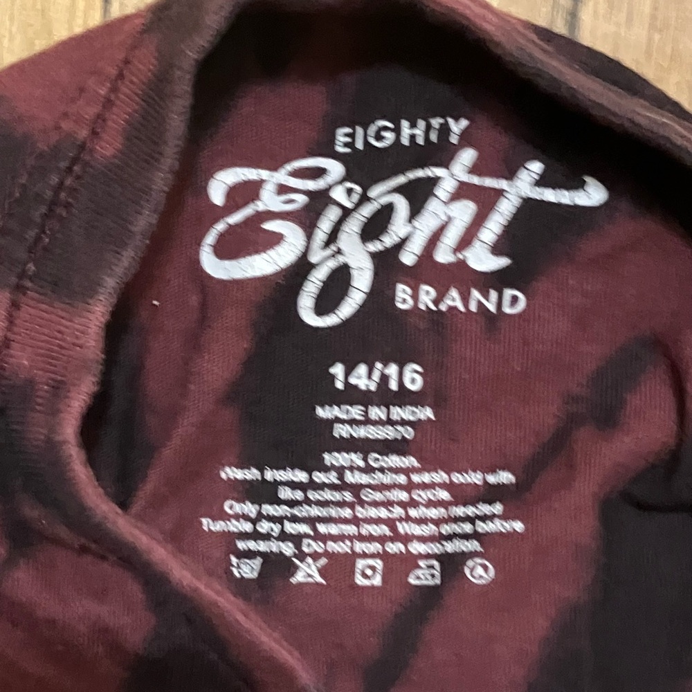 Eighty Eight Maroon Short Sleeve Tee